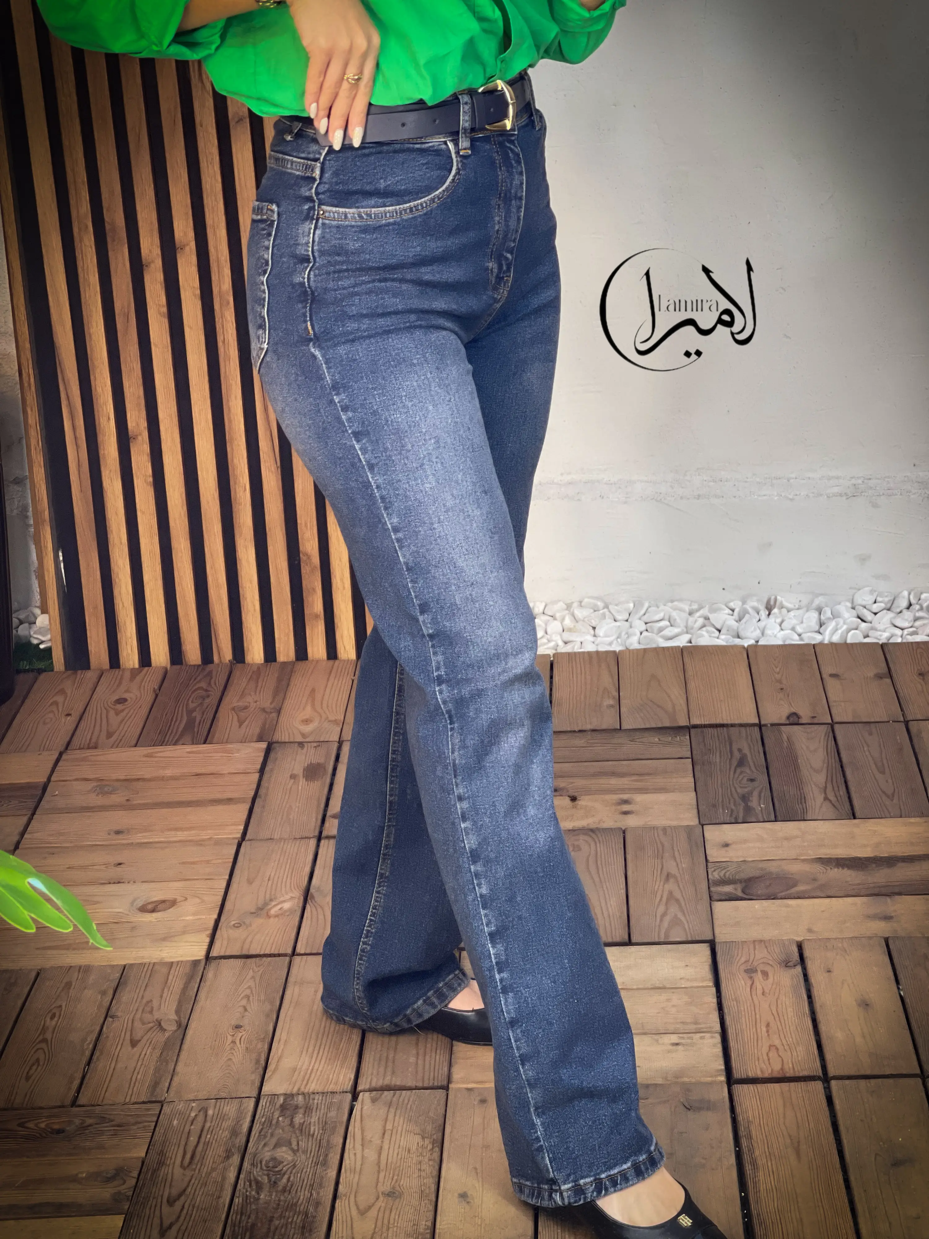 شلوار جین راسته ترک Straight Leg Jean